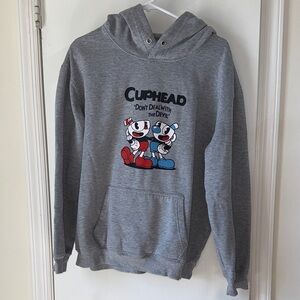 Cuphead Gray Hoodie